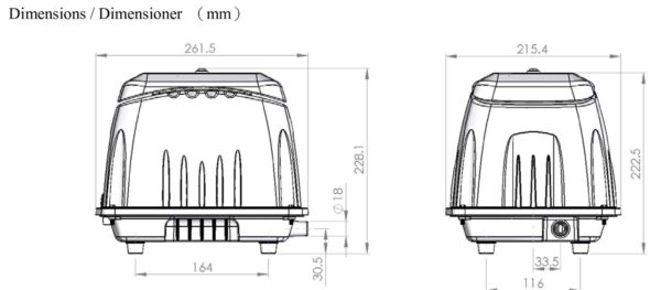Orapūtė AIRMAC DBMX-120 - Image 2